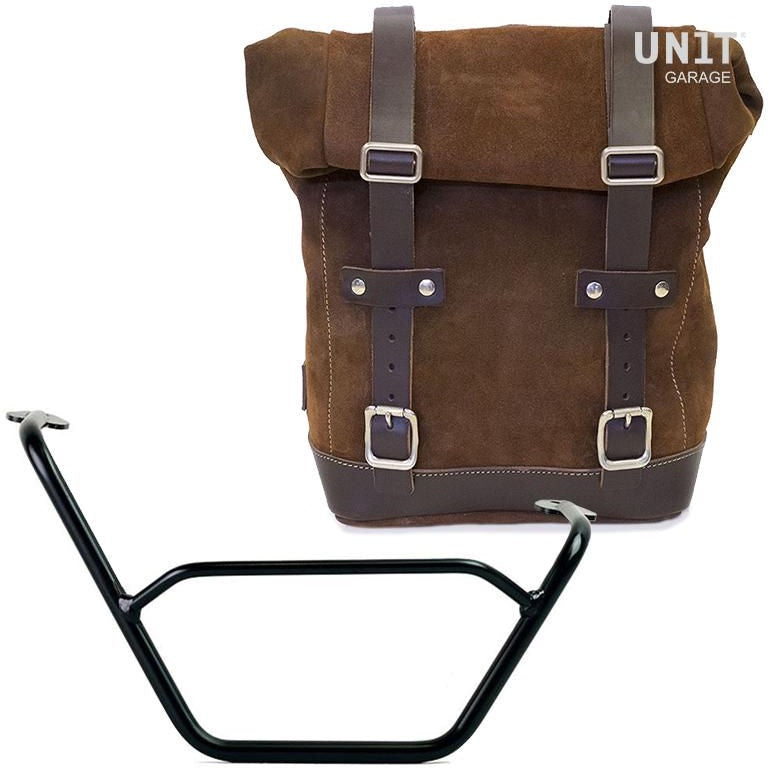 Unitgarage / ユニットガレージ Waxed Suede Side Pannier + Right subframe R1200 GS LC | U002-1901DX