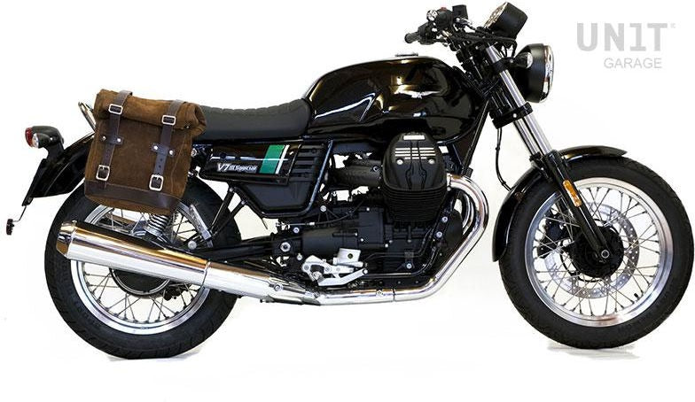 Unitgarage / ユニットガレージ Waxed Suede Side Pannier + Right Subframe Guzzi V7 | U002-2213DX