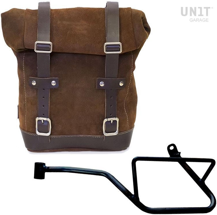 Unitgarage / ユニットガレージ Waxed Suede Side Pannier + Left Subframe Guzzi V7_850 | U002-2216SX