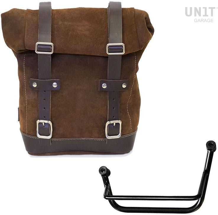 Unitgarage / ユニットガレージ Waxed Suede Side Pannier + Left Subframe Guzzi V85 TT | U002-2251SX