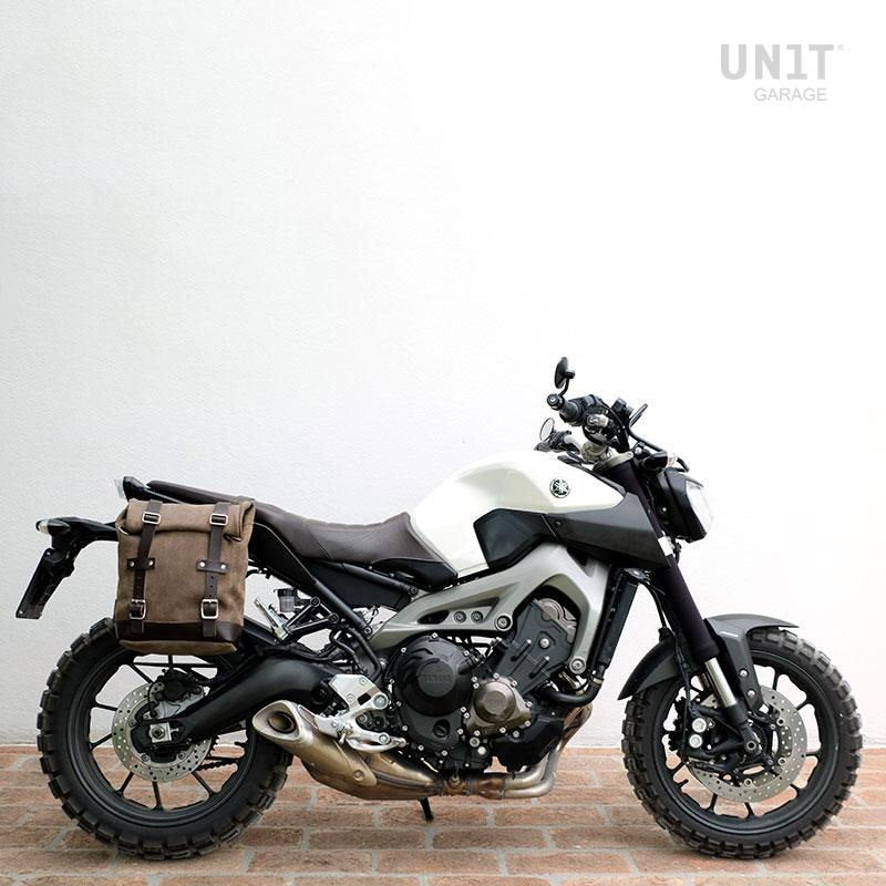 Unitgarage / ユニットガレージ Waxed Suede Side Pannier + Right Subframe Yamaha | U002-2504DX
