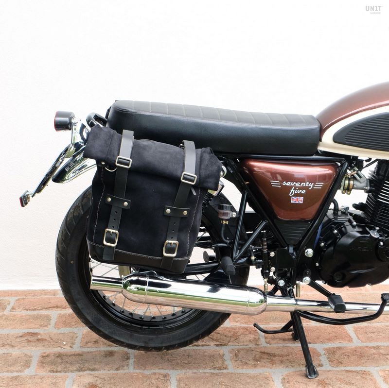 Unitgarage / ユニットガレージ Waxed Suede Side Pannier + Right Subframe Mash | U002-2600DX