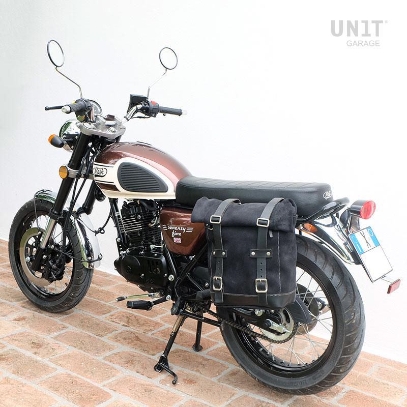 Unitgarage / ユニットガレージ Waxed Suede Side Pannier + Left Subframe Mash | U002-2600SX