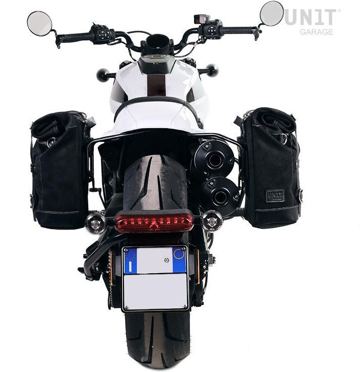 Unitgarage / ユニットガレージ Waxed Suede Side Pannier + Left Subframe Sportster S 1250 | U002-3320SX