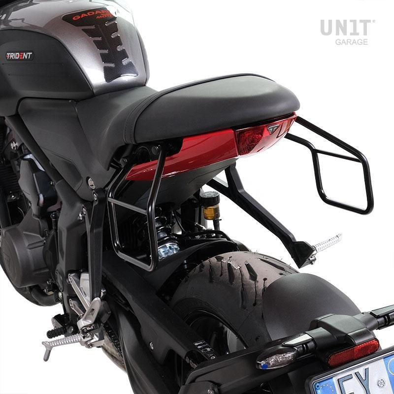 Unitgarage / ユニットガレージ Waxed Suede Side Pannier + Right Subframe Triumph Trident 660 | U002-3500DX