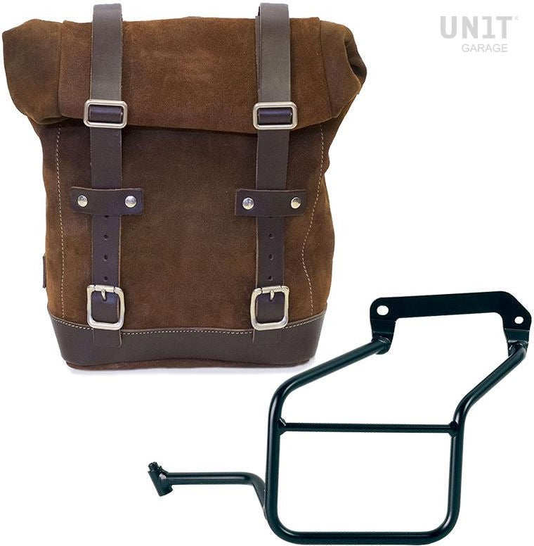 Unitgarage / ユニットガレージ Waxed Suede Side Pannier + Left Subframe Aprilia Tuareg 660 | U002-3600SX