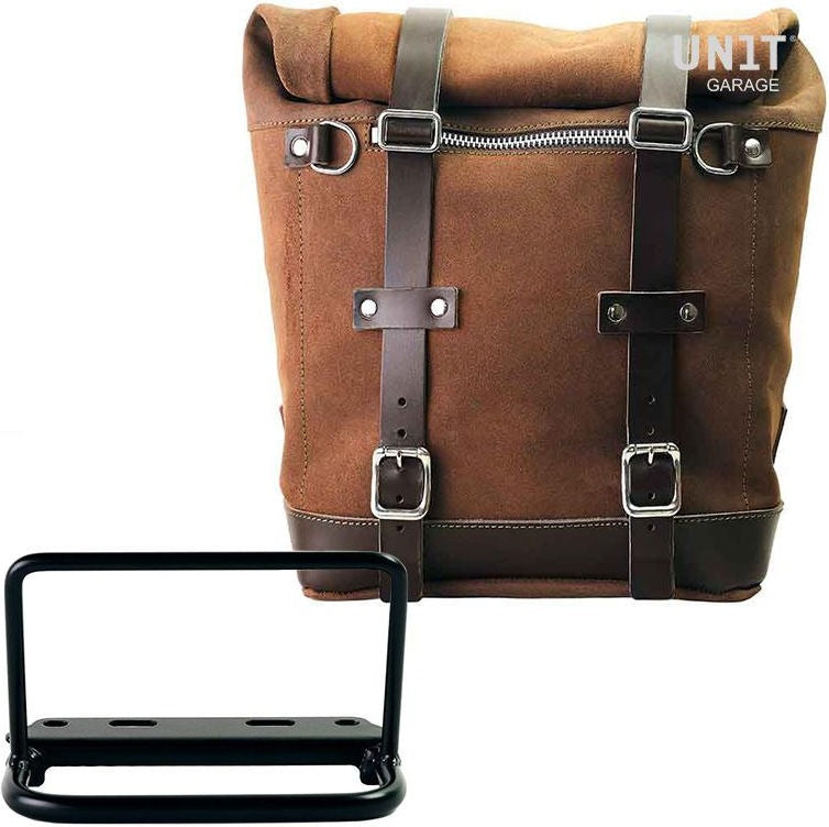 Unitgarage / ユニットガレージ Waxed Suede Side Pannier + subframe Royal Enfield | U002-3800