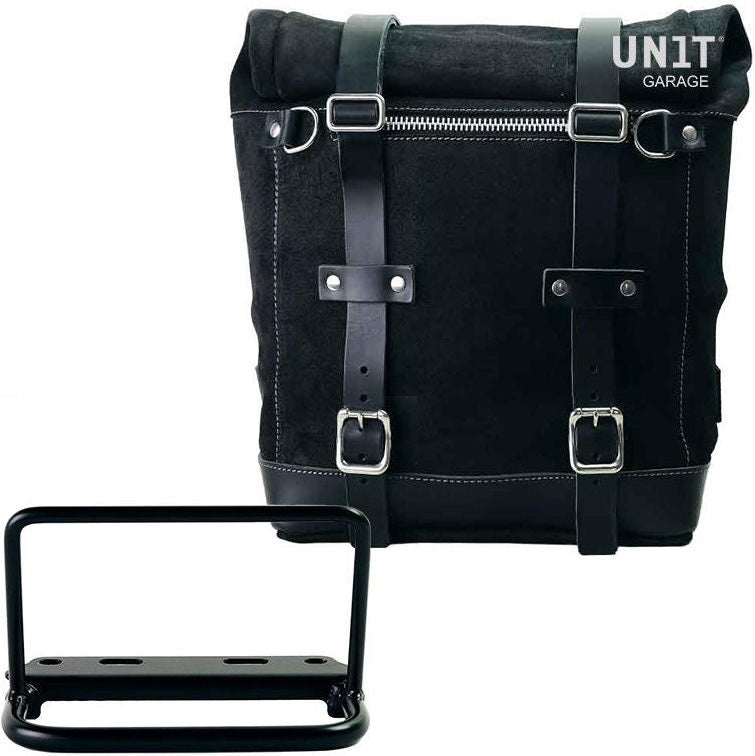 Unitgarage / ユニットガレージ Waxed Suede Side Pannier + subframe Royal Enfield | U002-3800