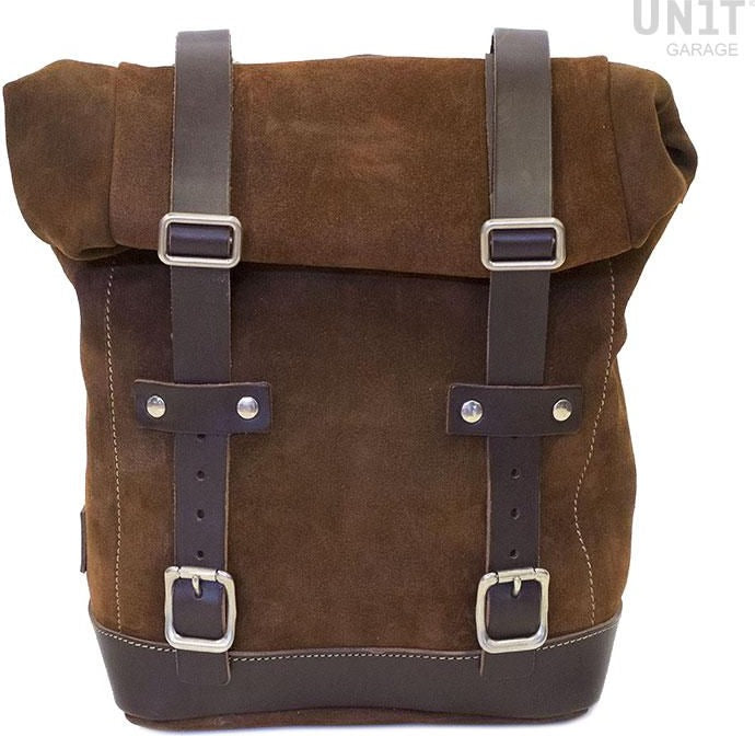 Unitgarage / ユニットガレージ Waxed suede side pannier 10L-14L | U002