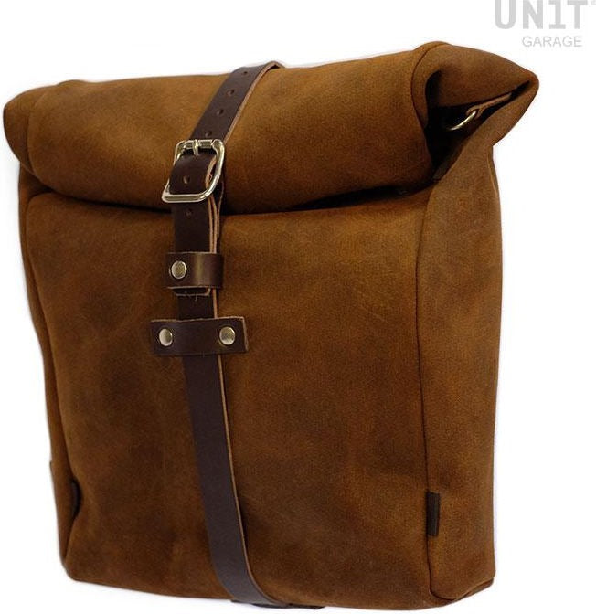 Unitgarage / ユニットガレージ Gobi Waxed suede side pannier | U036