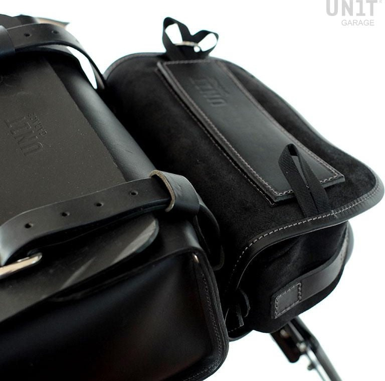 Unitgarage / ユニットガレージ Handlebar bag Sahara Split leather | U038