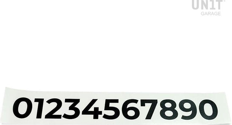 Unitgarage / ユニットガレージ Number stickers | U077