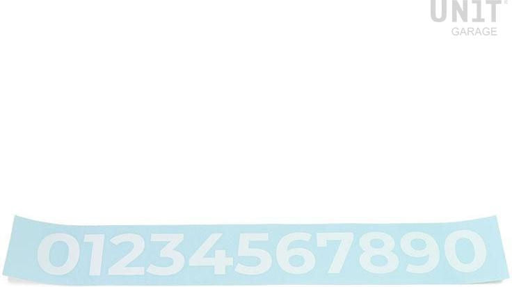 Unitgarage / ユニットガレージ Number stickers | U077