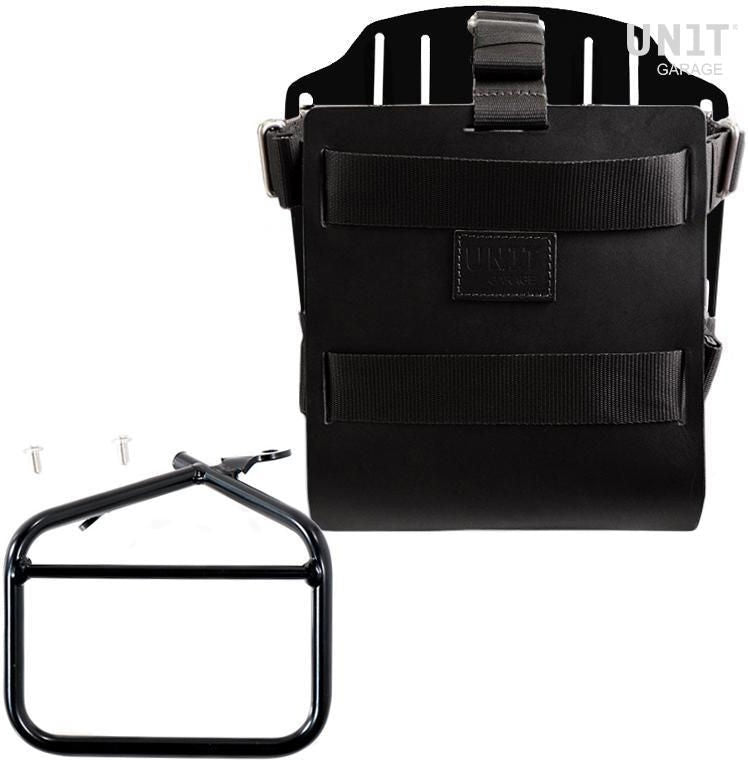 Unitgarage / ユニットガレージ Carrying system in aluminum with adjustable leather front Quick Release System and frame | U085-U000-1007