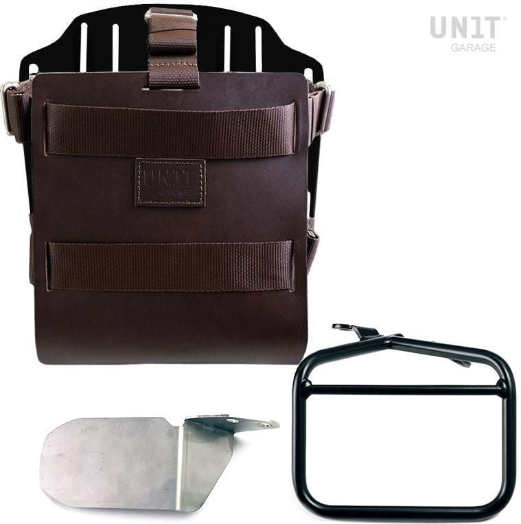 Unitgarage / ユニットガレージ Carrying system in aluminum with adjustable leather front Quick Release System and right frame | U085-U000-1007DX