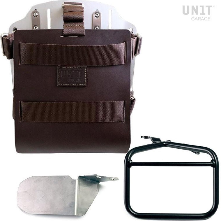 Unitgarage / ユニットガレージ Carrying system in aluminum with adjustable leather front Quick Release System and right frame | U085-U000-1007DX