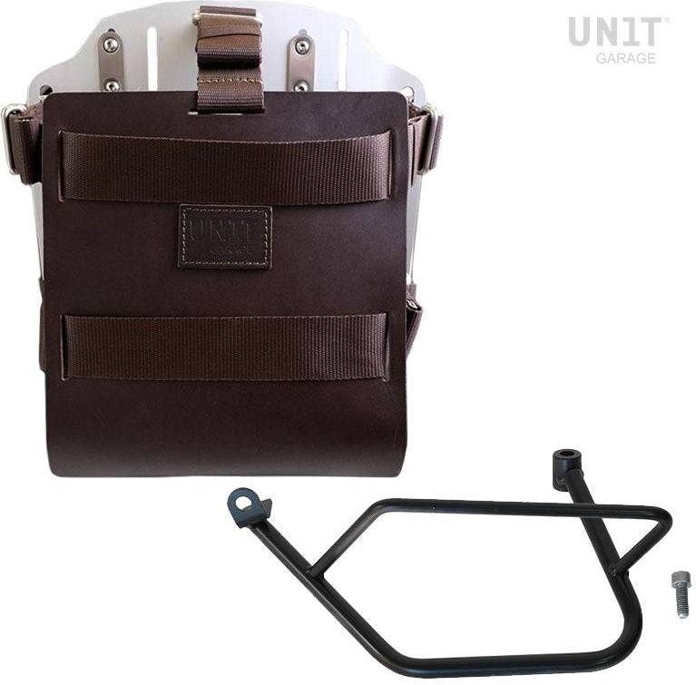 Unitgarage / ユニットガレージ Carrying system in aluminum with adjustable leather front Quick Release System and frame | U085-U000-1021SX