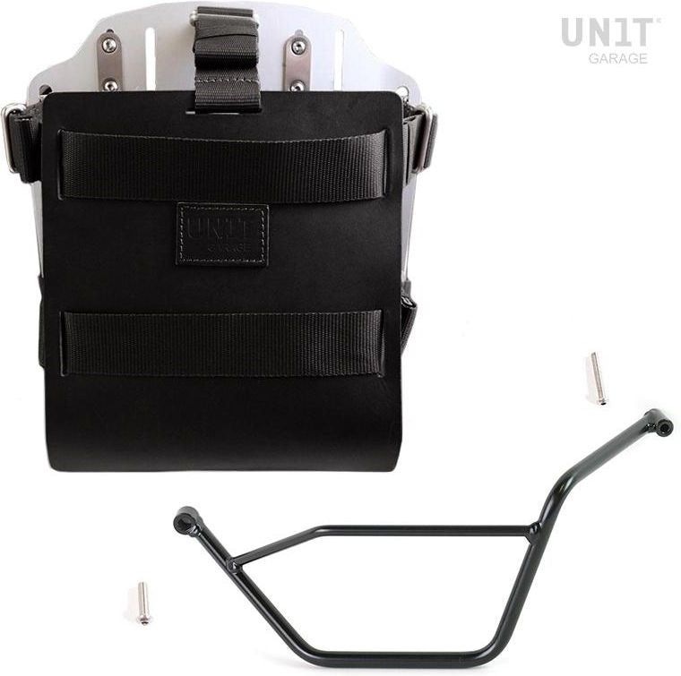 Unitgarage / ユニットガレージ Carrying system in aluminum with adjustable leather front Quick Release System and frame | U085-U000-1524SX