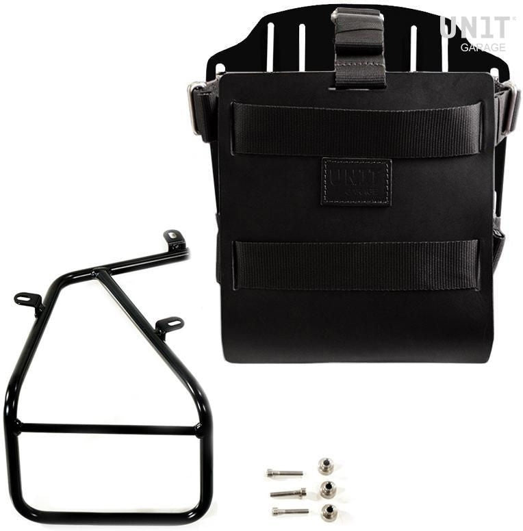 Unitgarage / ユニットガレージ Carrying system in aluminum with adjustable leather front Quick Release System and frame | U085-U000-1620