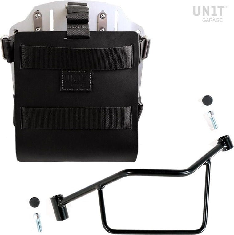 Unitgarage / ユニットガレージ Carrying system in aluminum with adjustable leather front Quick Release System and frame | U085-U000-2101SX