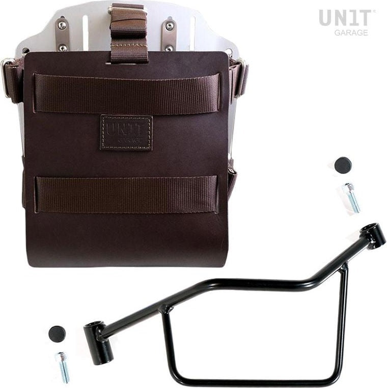 Unitgarage / ユニットガレージ Carrying system in aluminum with adjustable leather front Quick Release System and frame | U085-U000-2101SX