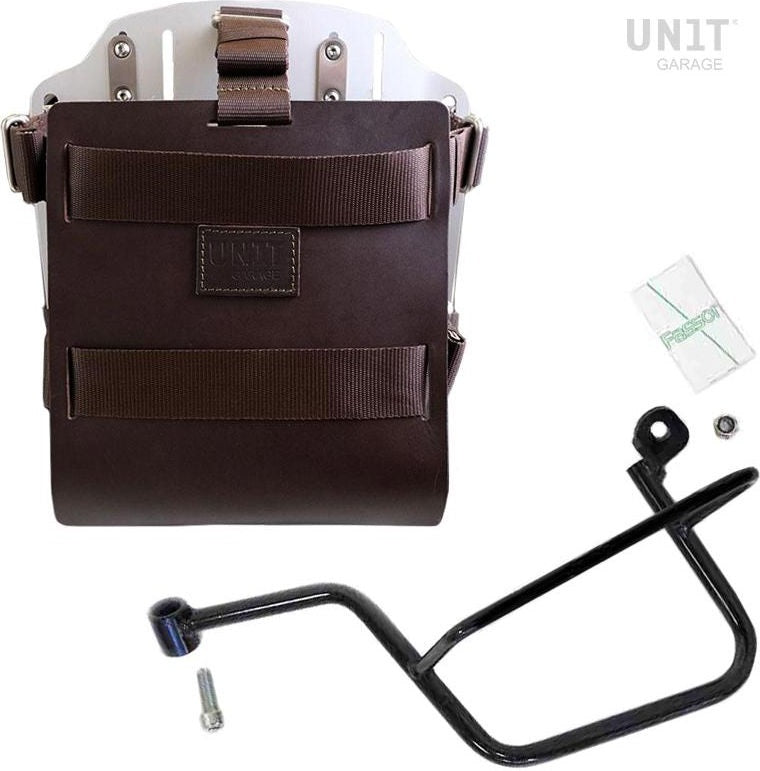 Unitgarage / ユニットガレージ Carrying system in aluminum with adjustable leather front Quick Release System and frame | U085-U000-2213SX