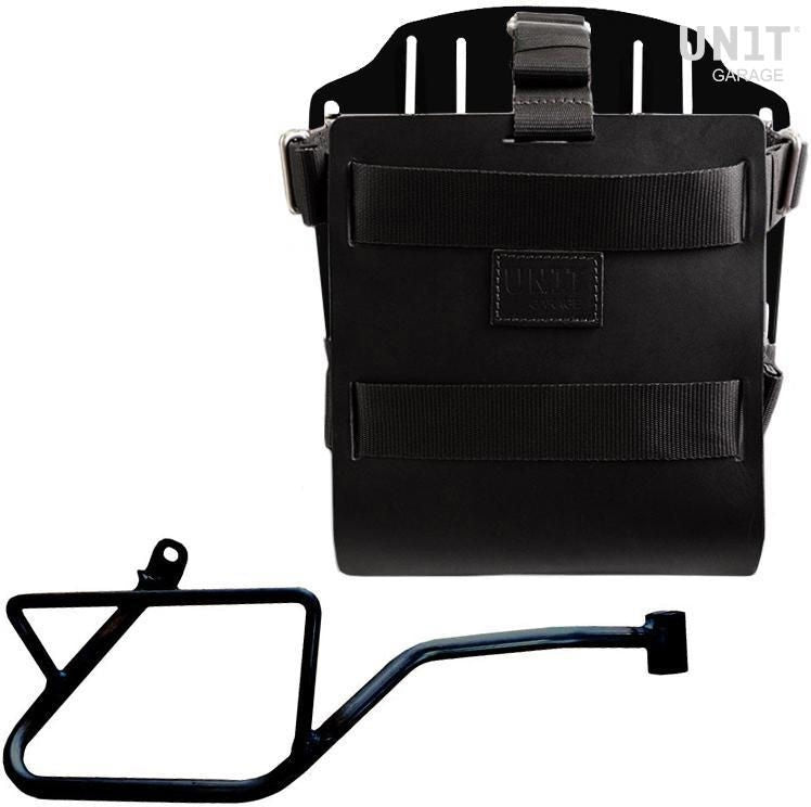Unitgarage / ユニットガレージ Carrying system in aluminum with adjustable leather front Quick Release System and frame | U085-U000-2216DX