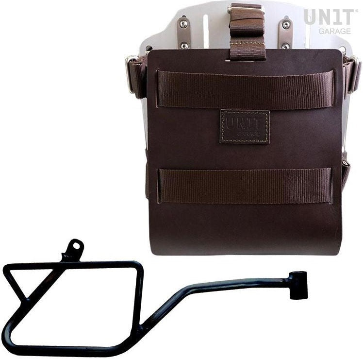 Unitgarage / ユニットガレージ Carrying system in aluminum with adjustable leather front Quick Release System and frame | U085-U000-2216DX