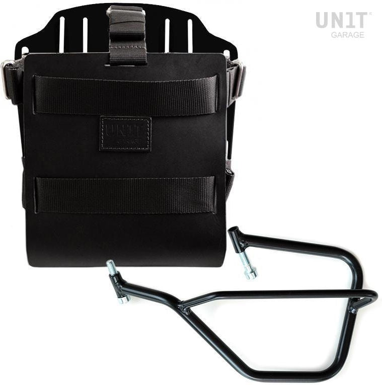 Unitgarage / ユニットガレージ Carrying system in aluminum with adjustable leather front Quick Release System and frame | U085-U000-2504SX