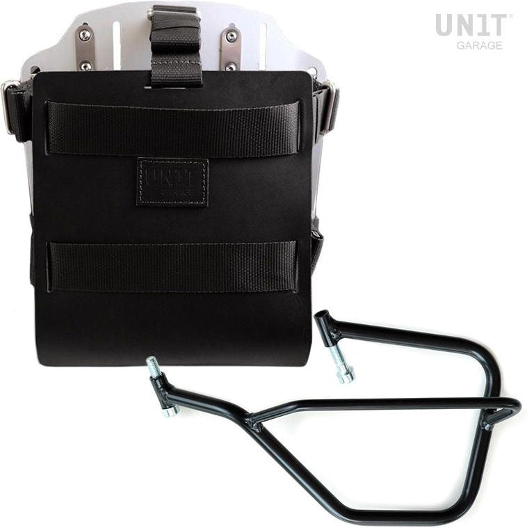 Unitgarage / ユニットガレージ Carrying system in aluminum with adjustable leather front Quick Release System and frame | U085-U000-2504SX