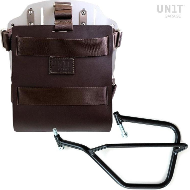 Unitgarage / ユニットガレージ Carrying system in aluminum with adjustable leather front Quick Release System and frame | U085-U000-2504SX