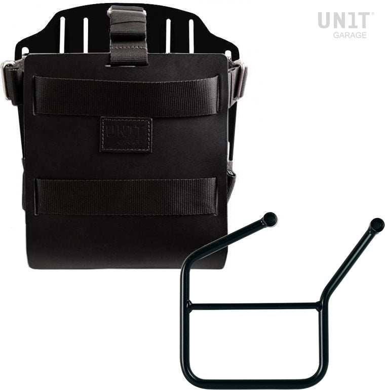 Unitgarage / ユニットガレージ Carrying system in aluminum with adjustable leather front Quick Release System and frame | U085-U000-3007SX