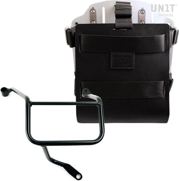 Unitgarage / ユニットガレージ Carrying system in aluminum with adjustable leather front Quick Release System and frame | U085-U000-3208DX