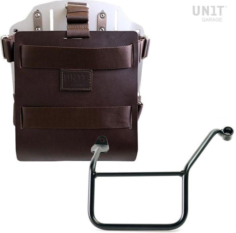 Unitgarage / ユニットガレージ Carrying system in aluminum with adjustable leather front Quick Release System and frame | U085-U000-3208SX