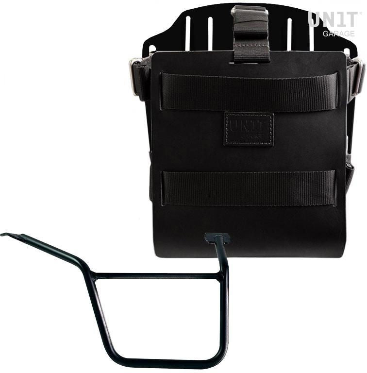 Unitgarage / ユニットガレージ Carrying system in aluminum with adjustable leather front Quick Release System and frame Pan America 1250 | U085-U000-3304DX