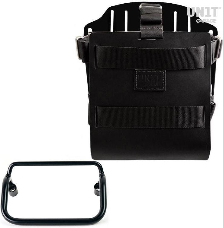Unitgarage / ユニットガレージ Carrying system in aluminum with adjustable leather front Quick Release System and frame | U085-U000-3401