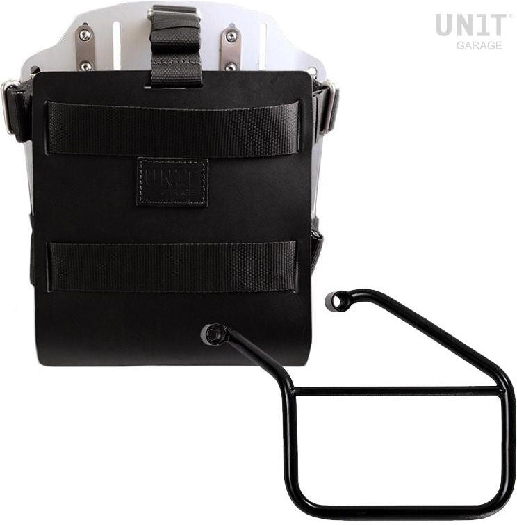 Unitgarage / ユニットガレージ Carrying system in aluminum with adjustable leather front Quick Release System and frame | U085-U000-3500SX