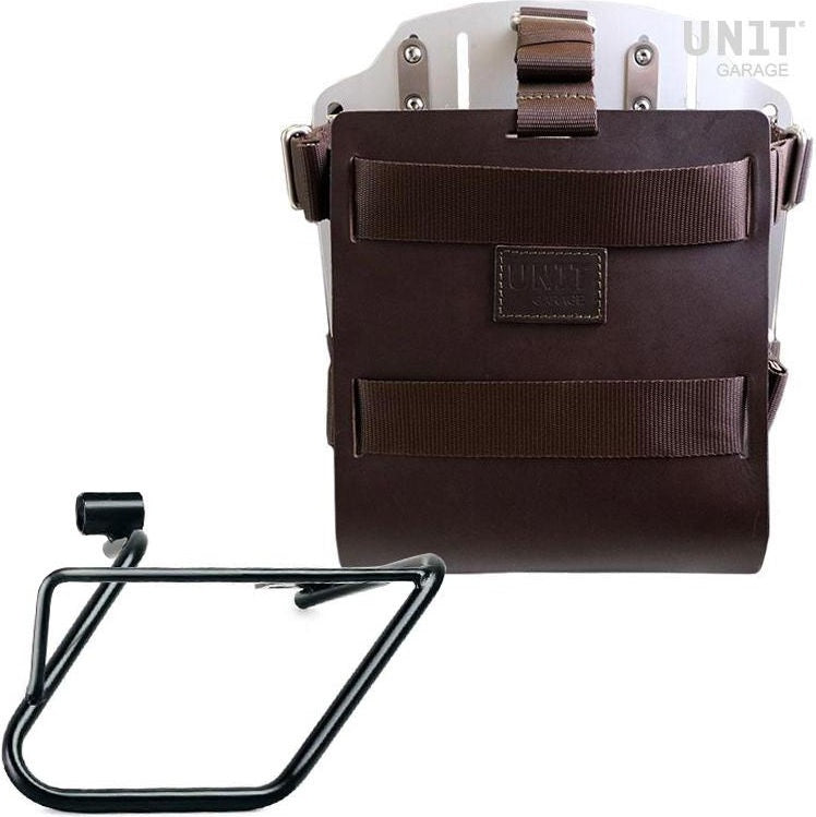 Unitgarage / ユニットガレージ Carrying system in aluminum with adjustable leather front Quick Release System and frame | U085-U000-3700DX
