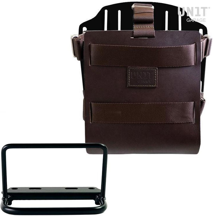 Unitgarage / ユニットガレージ Carrying system in aluminum with adjustable leather front Quick Release System and frame | U085-U000-3800