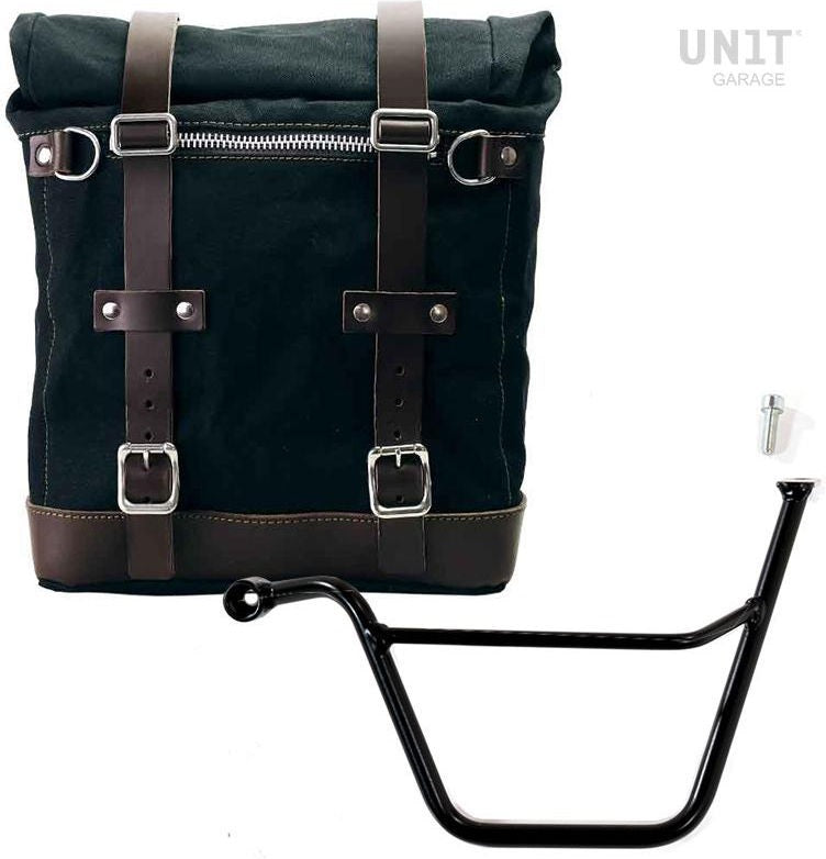 Unitgarage / ユニットガレージ Canvas Side Pannier Scram 22L-30L + Left Subframe Triumph Bonneville T100 (2001-2016) | U201-1005SX