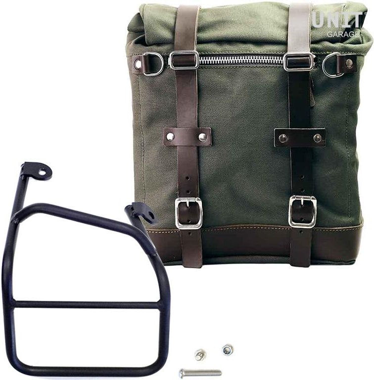 Unitgarage / ユニットガレージ Canvas Side Pannier Scram 22L-30L + right subframe Ducati Scrambler 1100 | U201-1010DX