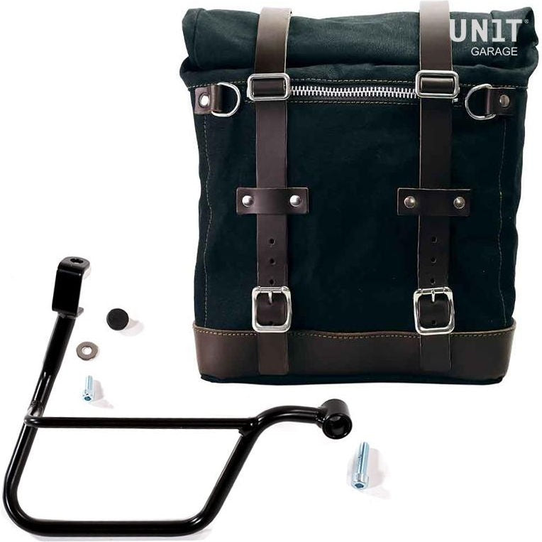 Unitgarage / ユニットガレージ Canvas Side Pannier Scram 22L-30L + Right Subframe Triumph T100 (2017 until now) | U201-1011DX