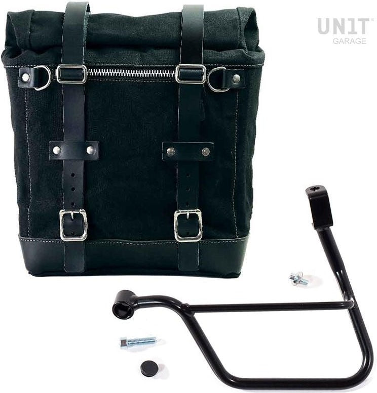 Unitgarage / ユニットガレージ Canvas Side Pannier Scram 22L-30L + Left Subframe Triumph T100 (2017 until now) | U201-1011SX