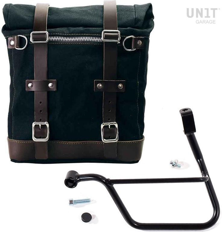 Unitgarage / ユニットガレージ Canvas Side Pannier Scram 22L-30L + Left Subframe Triumph T100 (2017 until now) | U201-1011SX