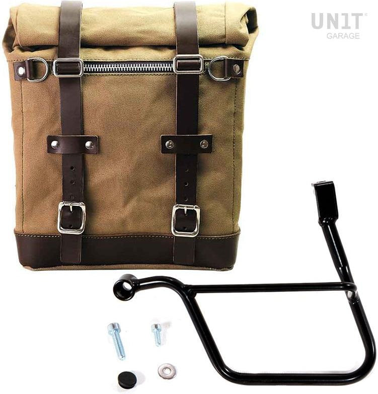 Unitgarage / ユニットガレージ Canvas Side Pannier Scram 22L-30L + Left Subframe Triumph Street 900 Series (2017 until now) | U201-1013SX