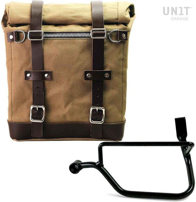 Unitgarage / ユニットガレージ Canvas Side Pannier Scram 22L-30L + Left Subframe Triumph Street Twin 900 (2016 until now) | U201-1017SX