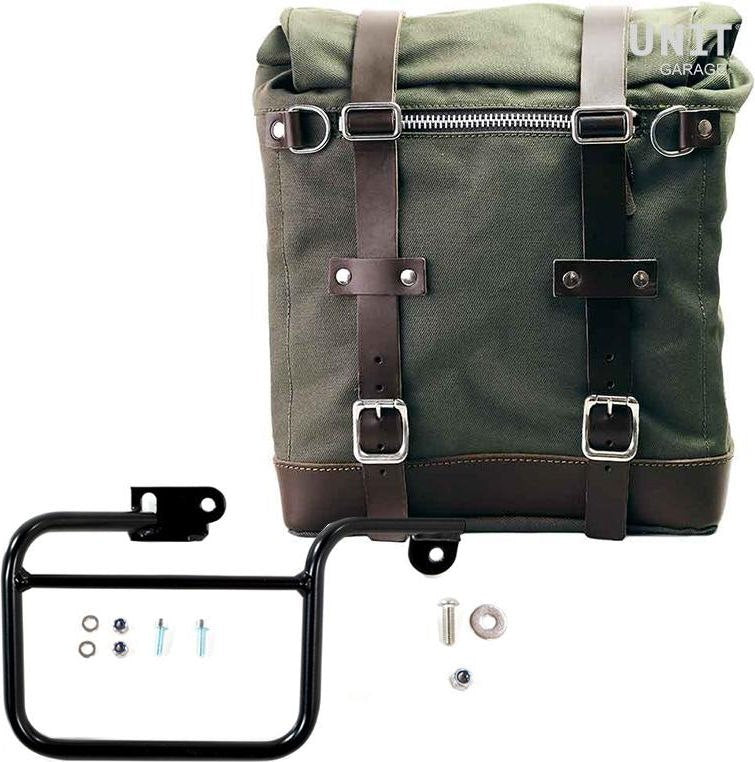 Unitgarage / ユニットガレージ Canvas Side Pannier Scram 22L-30L + Subframe K Series | U201+1806