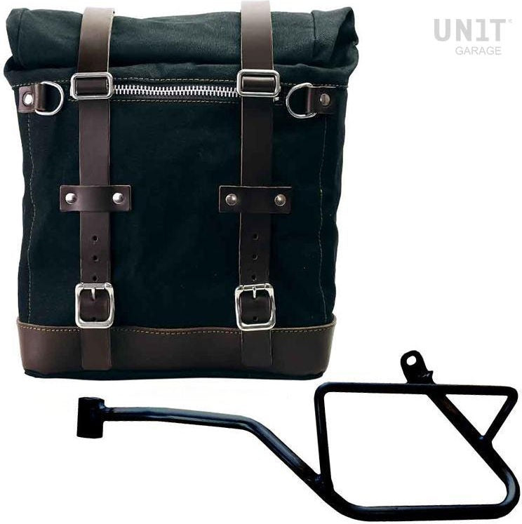 Unitgarage / ユニットガレージ Canvas Side Pannier Scram 22L-30L + Left Subframe Guzzi V7_850 | U201-2216SX