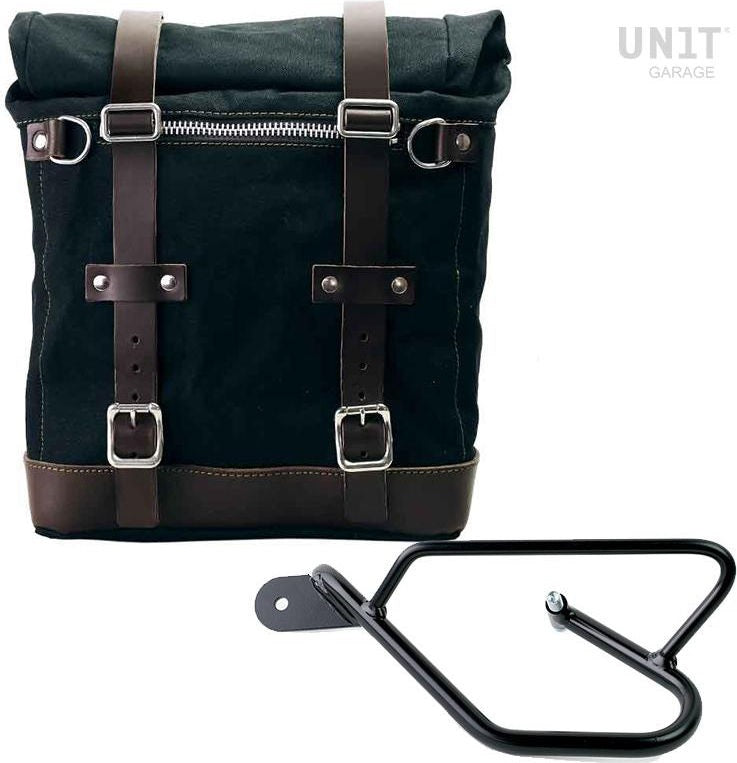 Unitgarage / ユニットガレージ Canvas Side Pannier Scram 22L-30L + Left Subframe Guzzi V9 Bobber | U201-2250SX