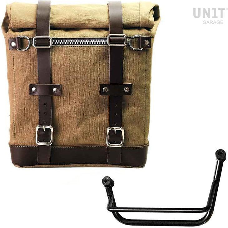 Unitgarage / ユニットガレージ Canvas Side Pannier Scram 22L-30L + Left Subframe Guzzi V85 TT | U201-2251SX